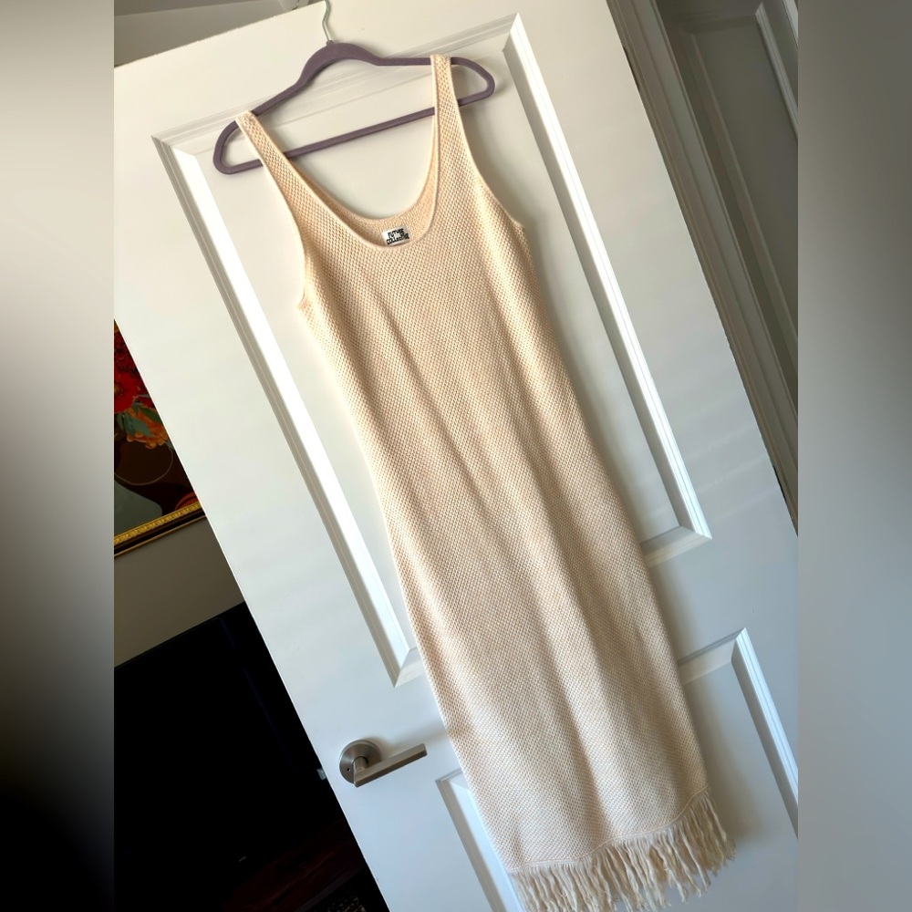 Fringe hem dress